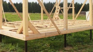 Сарай на винтовых сваях или хозблок на сваях Вятские Поляны цена от 2488 руб. / шт.